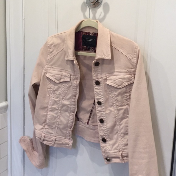 blush denim jacket